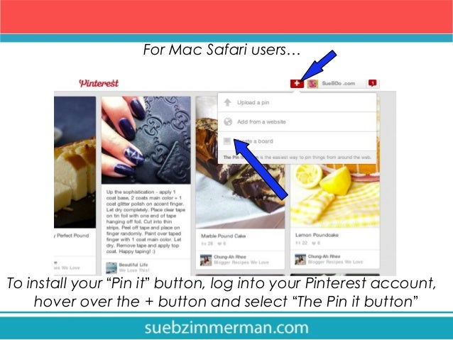 pinterest button for safari mac